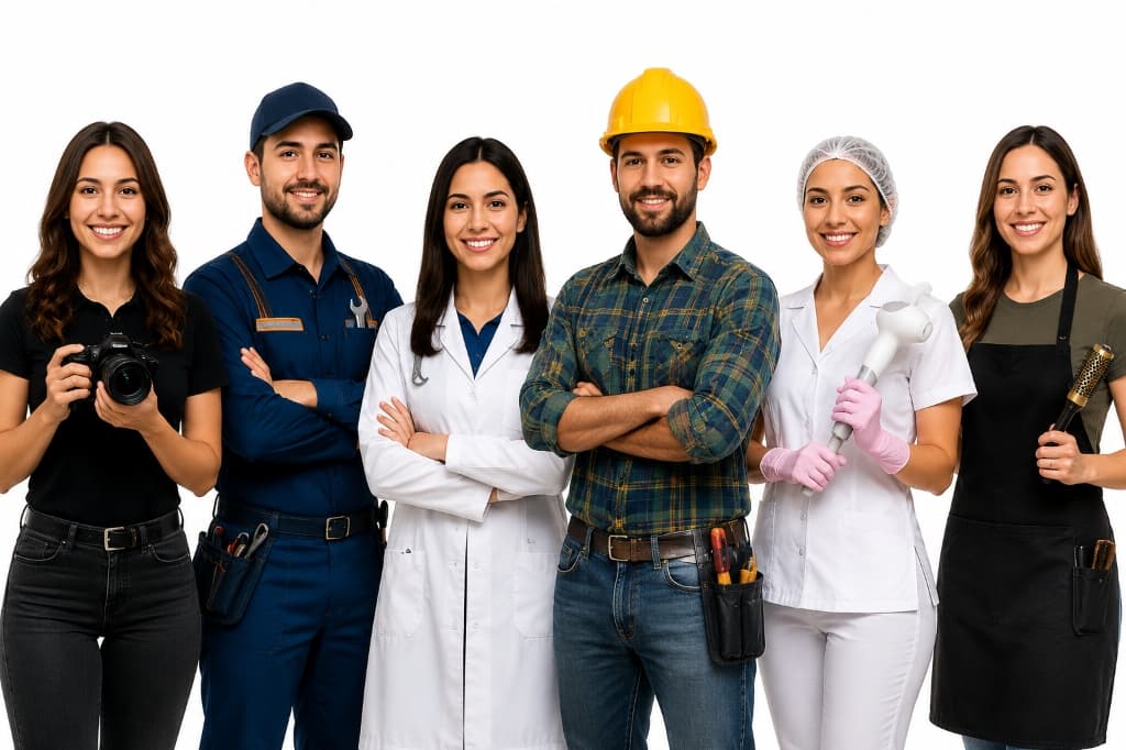 Profesionales de distintos rubros en Alma Orders Servicios